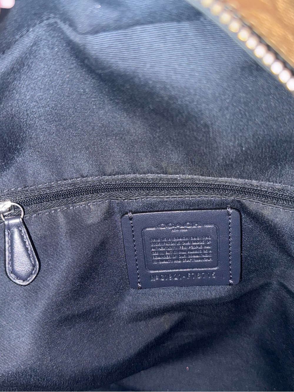 COACH Brown Signature Backpack - Picture 6 of 7